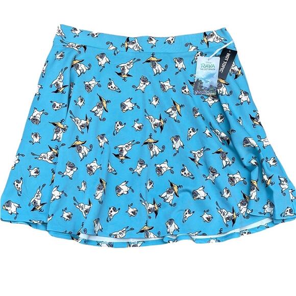 Disney Raya And The Last Dragon Ongis Skater Skirt Juniors Plus 1X NEW - Picture 1 of 7